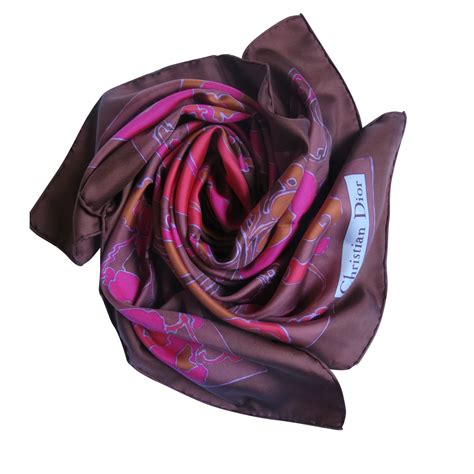 bandeau de soie dior|foulard carré de soie.